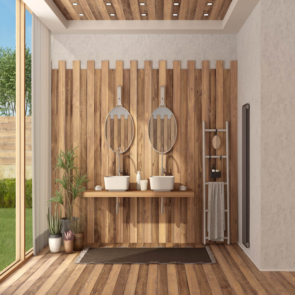 Drewniane meble do łazienki – wady i zalety takiego rozwiązania