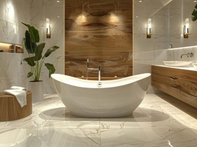 Mała łazienka z wanną - jakie płytki wybrać