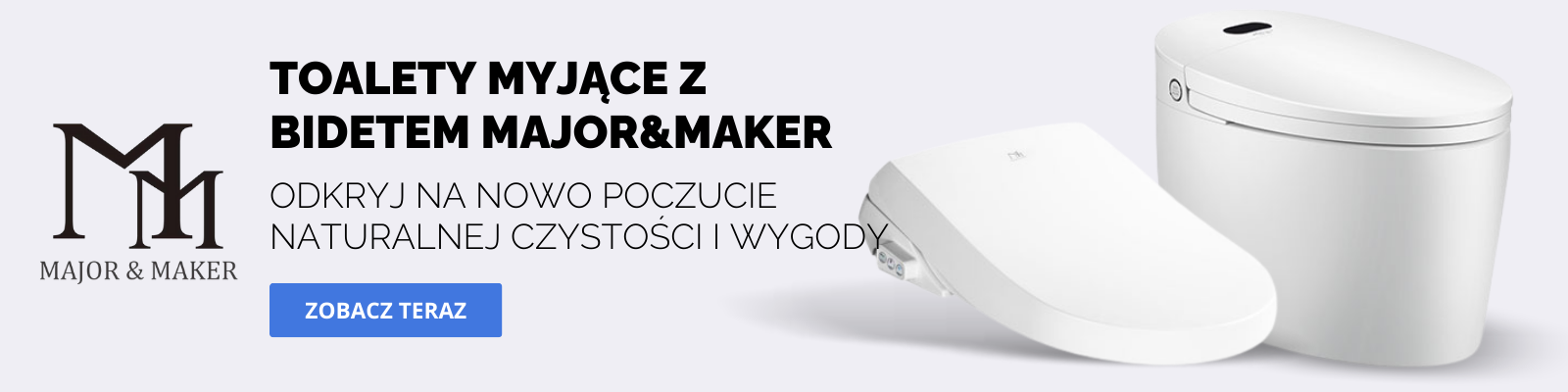 Toalety myjące Major&Maker