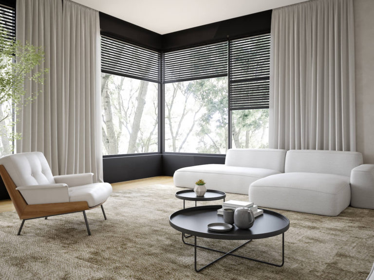Rolety jako alternatywa dla zasłon w stylu japandi